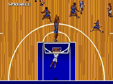 NBA Action '95 Starring David Robinson (USA, Europe) screen shot game playing